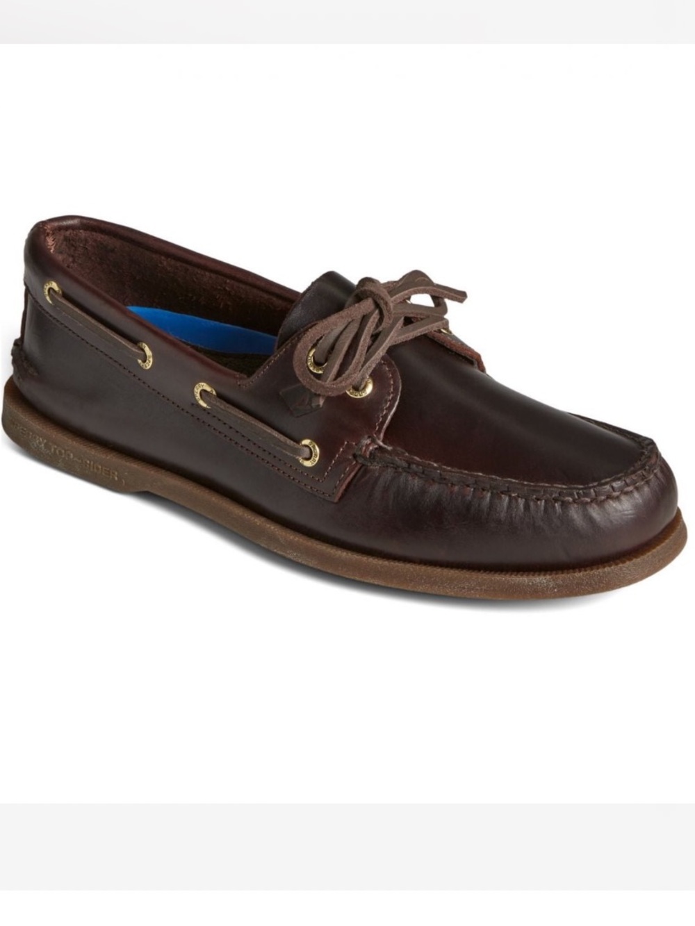 Sperry Men’s DarK Brown Leather Boat Shoes